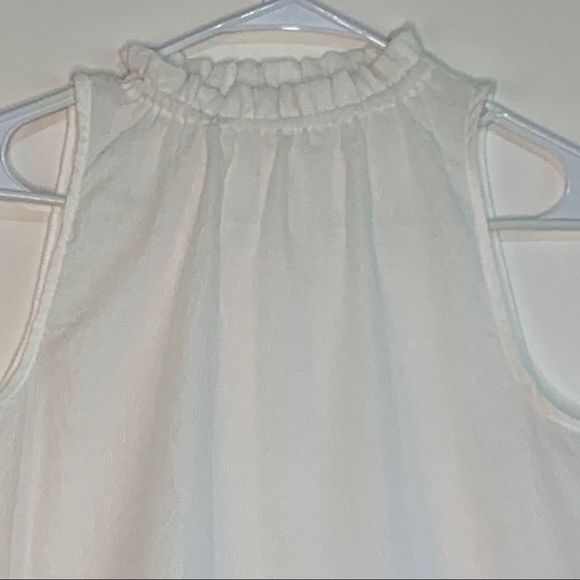 Sun & shadow tassel top white sleeveless 8114 new - Picture 5 of 10